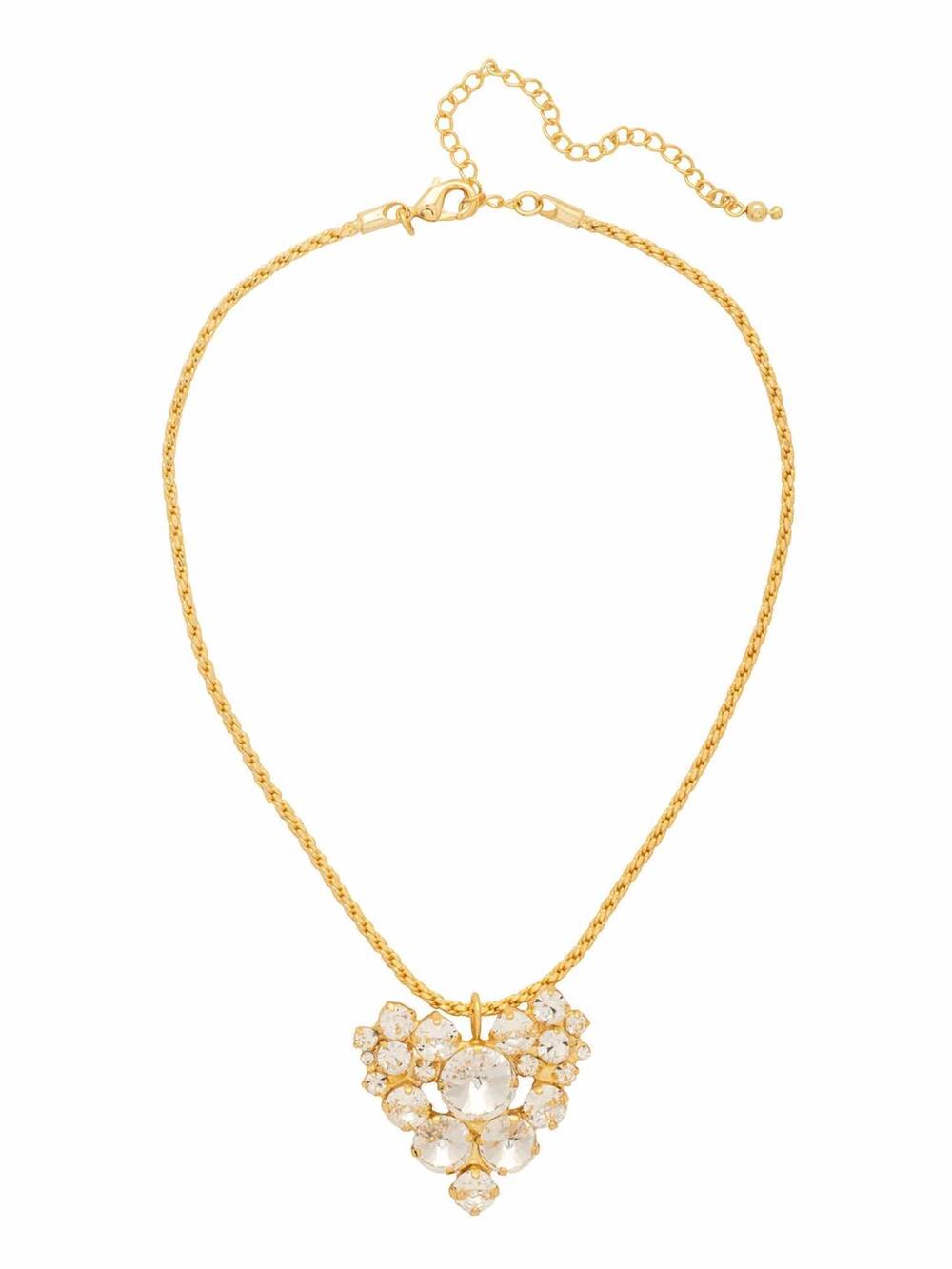 NEW SORRELLI women's jolie pendant necklace in bright gold-tone